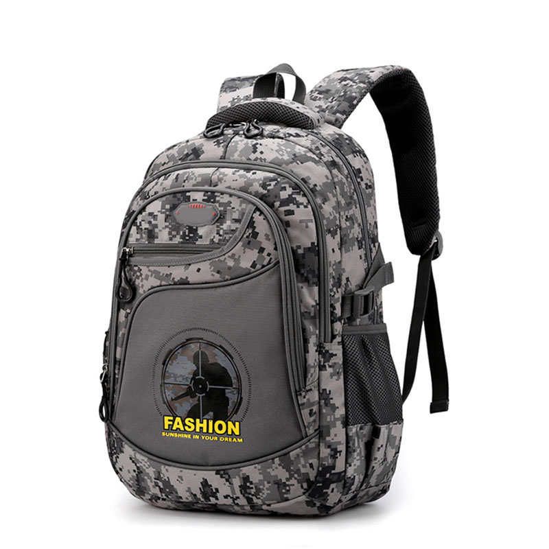 2021 Custom logo kids boy girl school bags High Quality children military camouflage kids boys school backpack