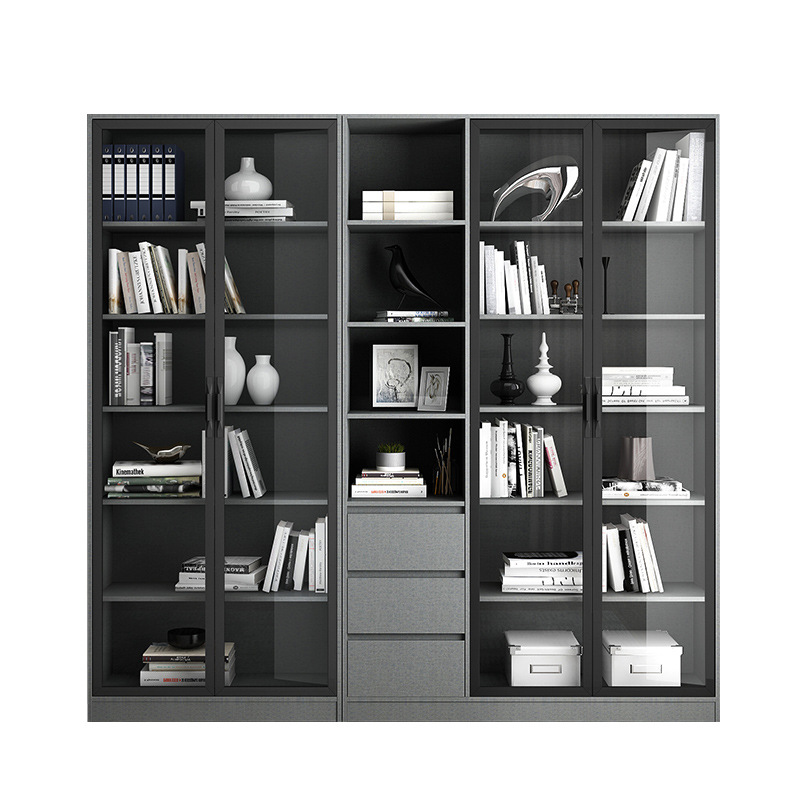 2021 New Design Modern Furniture Bookcase With Wood Shelf Home