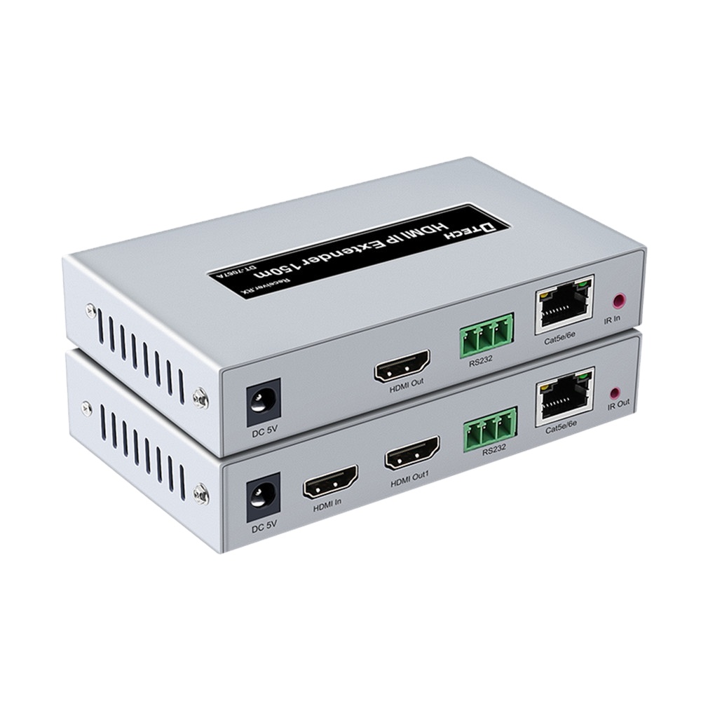 Full HD 1080P HDMI over ip RS232 ИК Видео ethernet удлинитель 150m Cat5e Cat6