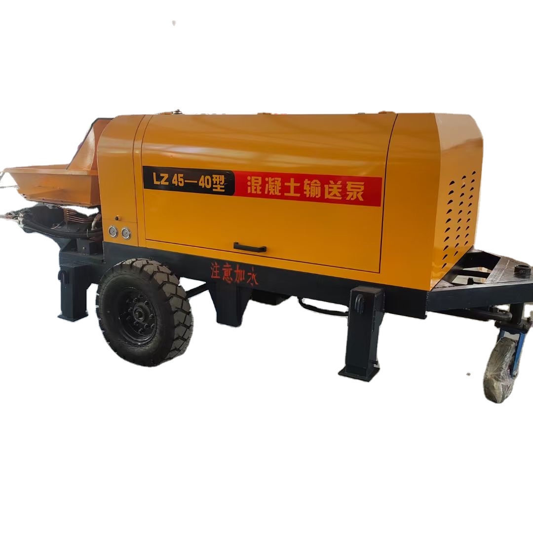 Профессиональная подвижная pumpcrete бетонный насос дизельный прицеп бетононасос