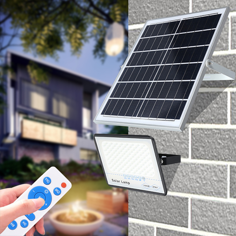 New design ip65 waterproof aluminum 25w 40w 60w 100w 200w 300w outdoor solar led flood light