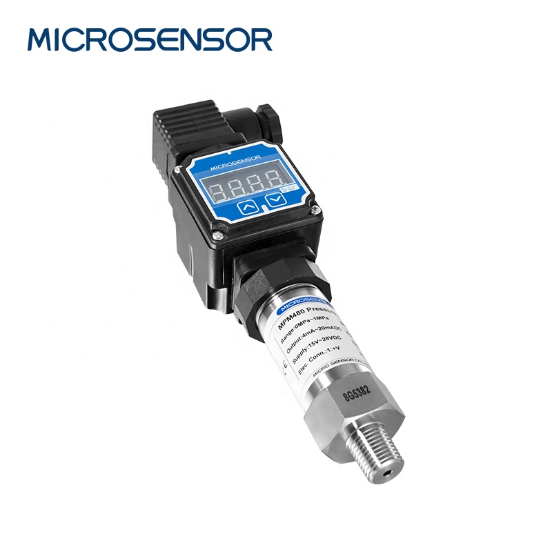 Микродатчик MPM480, внутренний Безопасный светодиодный дисплей, резервуар для воды, использование жидкостей, Пьезорезистивный, точный, индивидуальный датчик давления