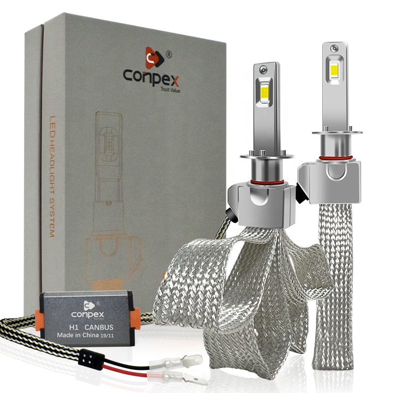 Conpex 6000K Автомобильная система освещения медная полоса охлаждение безвентиляторный CSP чип H1 Автомобильные светодиодные лампы для фар