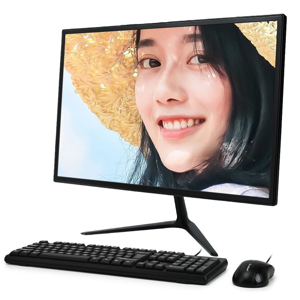 Factory Price win10 22 inch Desktop Computer i5 4th chip RAM 8GB 512G SSD FHD IPS 1920*1080P All in one PC For Official Home
