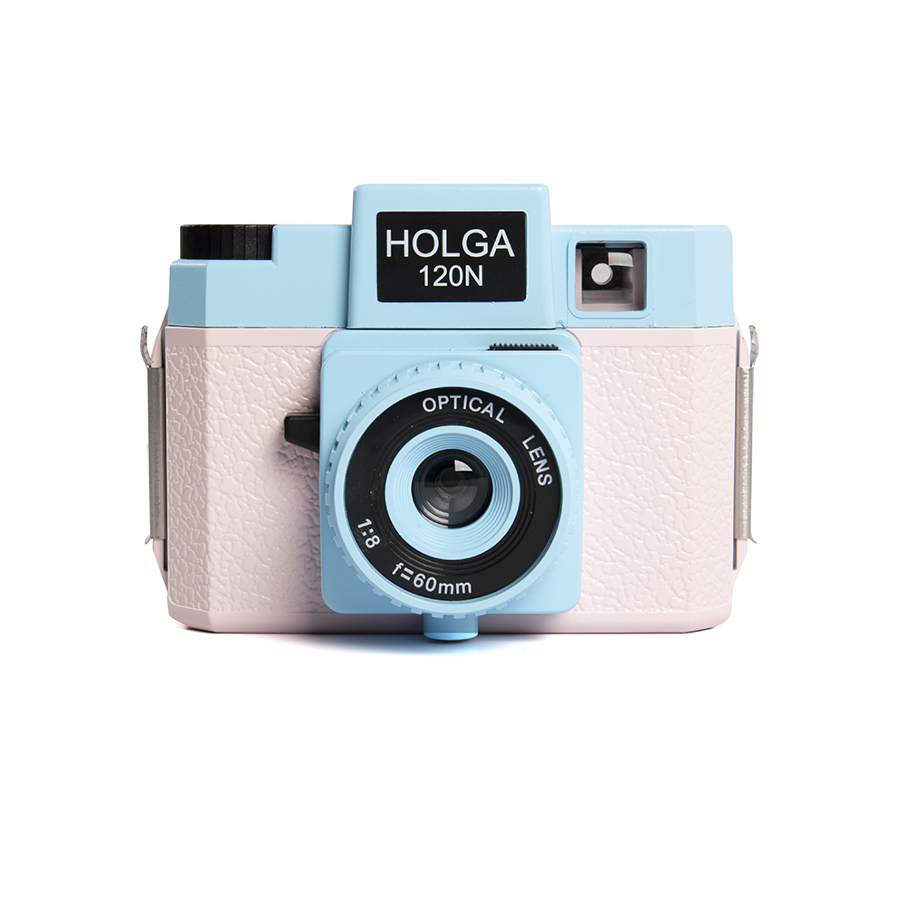 Пластиковая многоцветная пленочная камера среднего формата Holga 120N с объективом