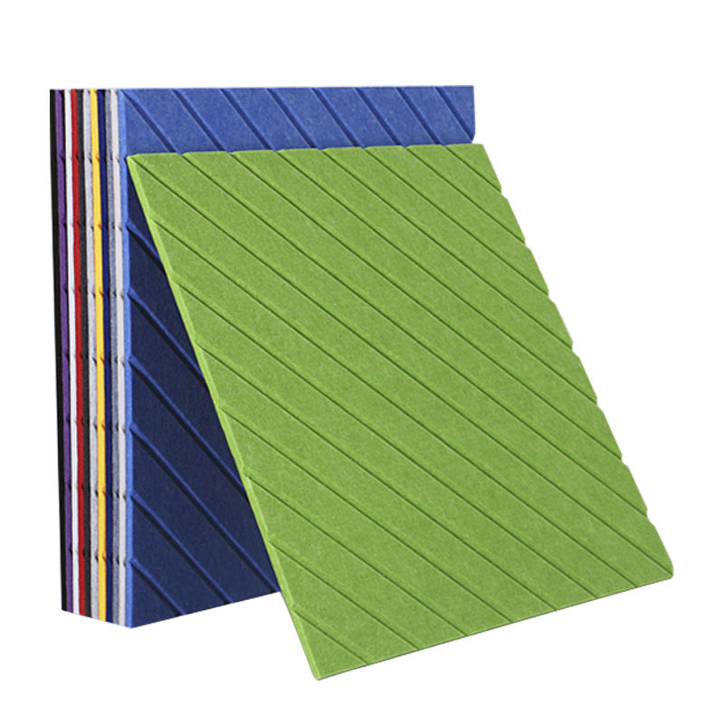 Modern High Density meeting room sound absoring pet soundproof ktv 100% polyester fiber felt wall acoustic panels