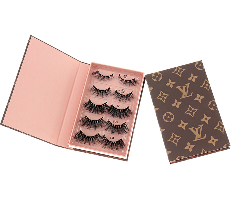 Premium 100% 3d 18MM mink lashes 5 pack lovely real hair dramatic eyelashes