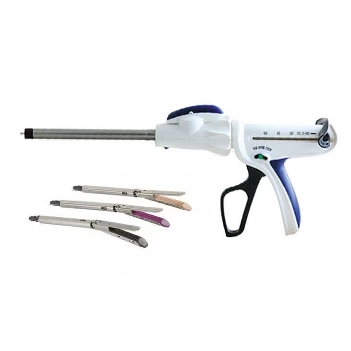 Reasonably Priced Laparoscopic Endoscopic Linear Cutter Stapler 160mm L 260mm Steel Knife Manual Handle Titanium Electricity Gun