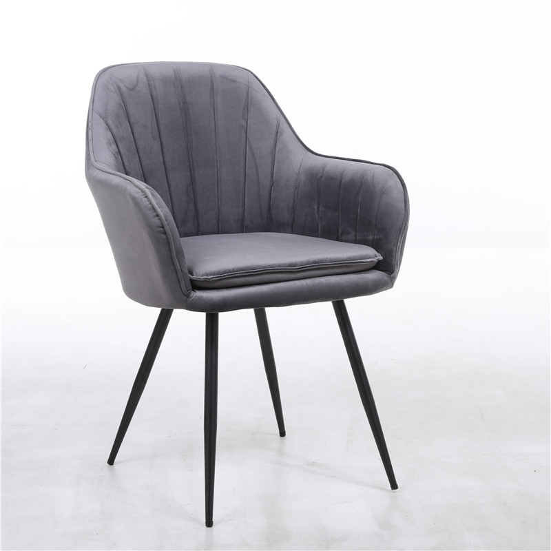 Velvet Accent Cafe Vanity Modern Luxury Dining Chairs