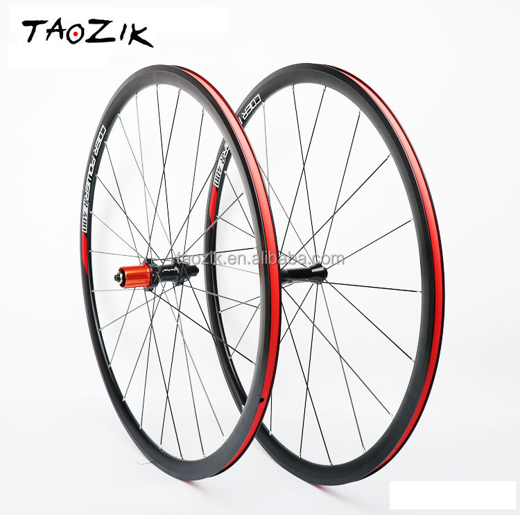TAOZIK W700-01 новый оригинальный легкий дорожный велосипед колеса счет торговли дешевым товаром, мы квт. шпиндель с 4 подшипниками DT 350 700c колеса комплект