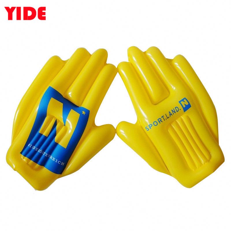 Customized Logo Printing plastic hand Giant Inflatable Palm Inflatable Cheer Hand For Advertising
