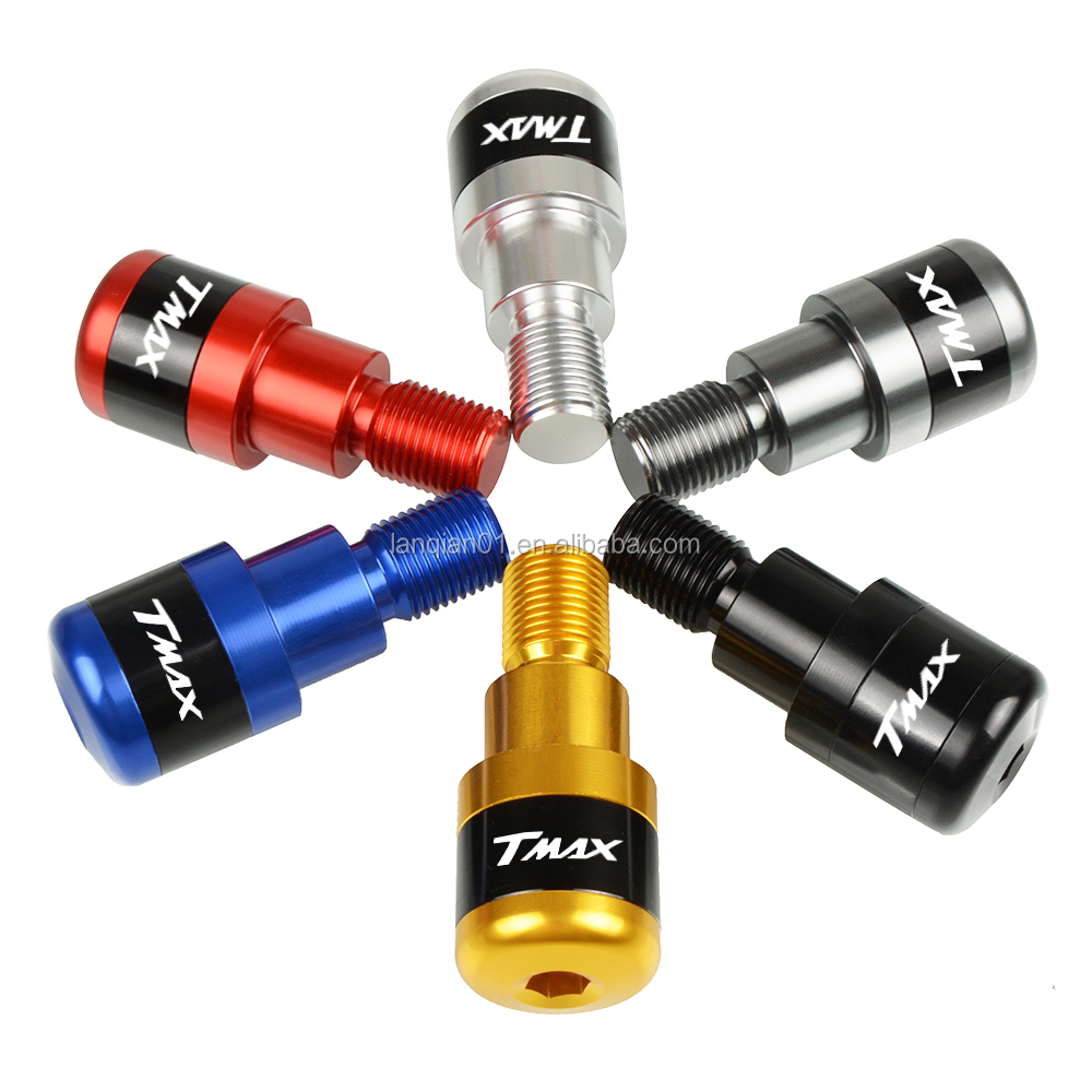 Наконечники ручки для мотоцикла CNC ползунок Крышка для YAMAHA TMAX 530 T MAX 530 2006-2016 TMAX 500 2008-2016 с логотипом TMAX