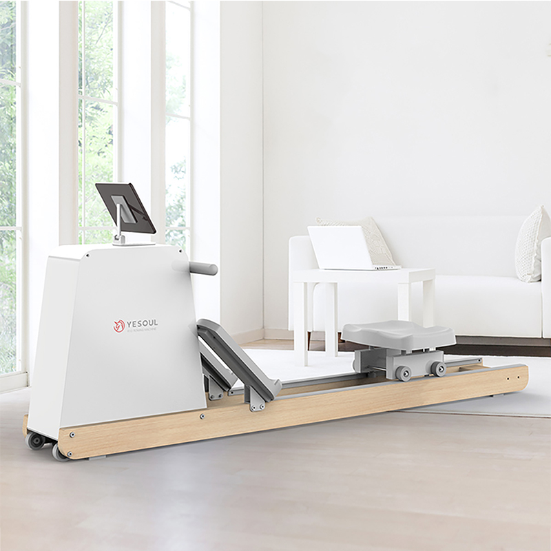 Adjustable level of resistance digital indoor home gym fitness equitment rowing machine