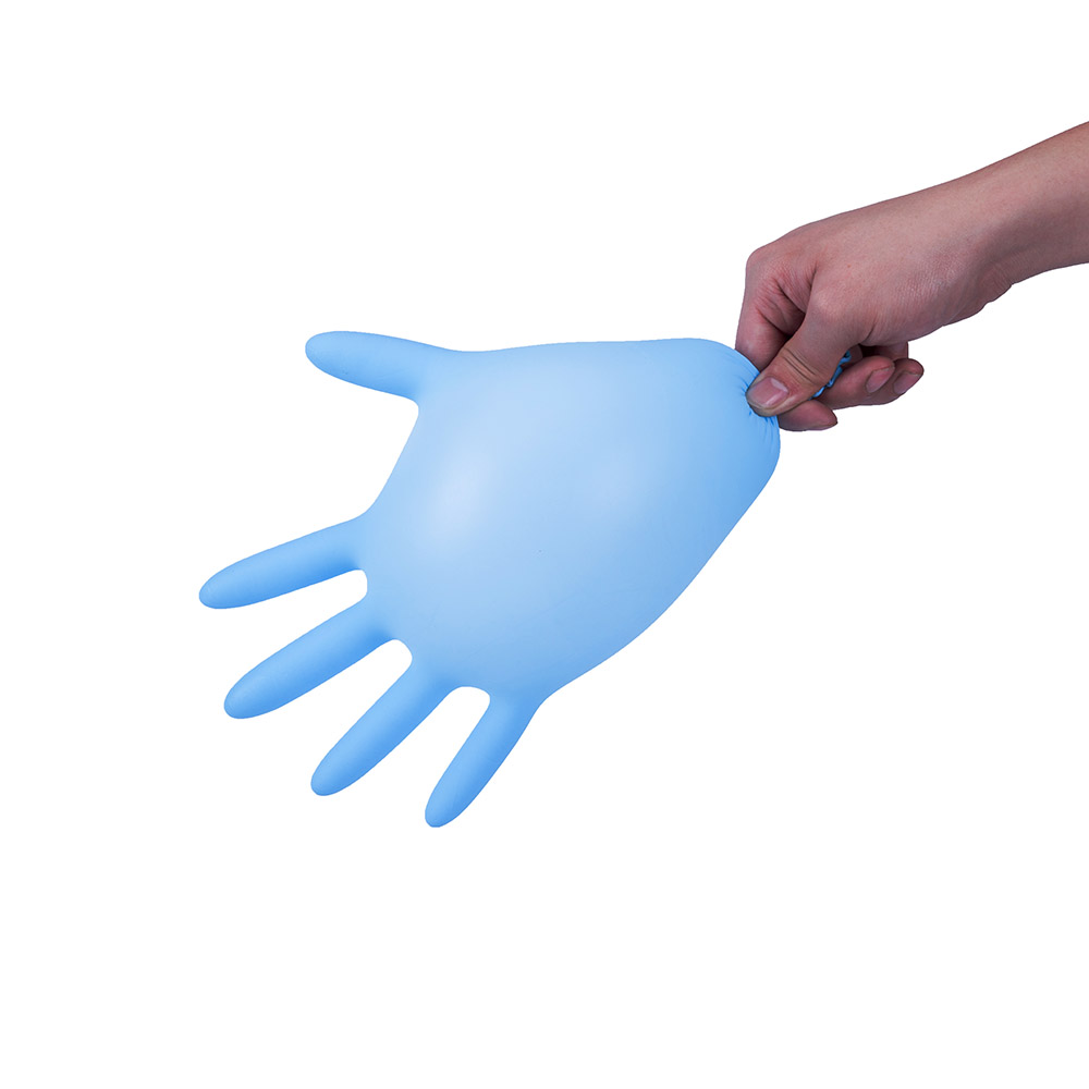 Factory Direct Price Nitrile Blue Color Powder Free Examination Disposable Gloves