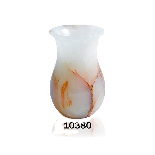 Natural Stone White Marble Flower Vase Manufacturer