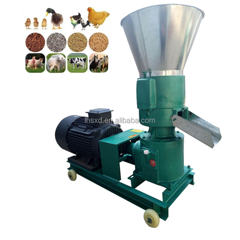 Farming household small fish chicken pig poultry animal feed pellet processing machines/Fish feed making machine