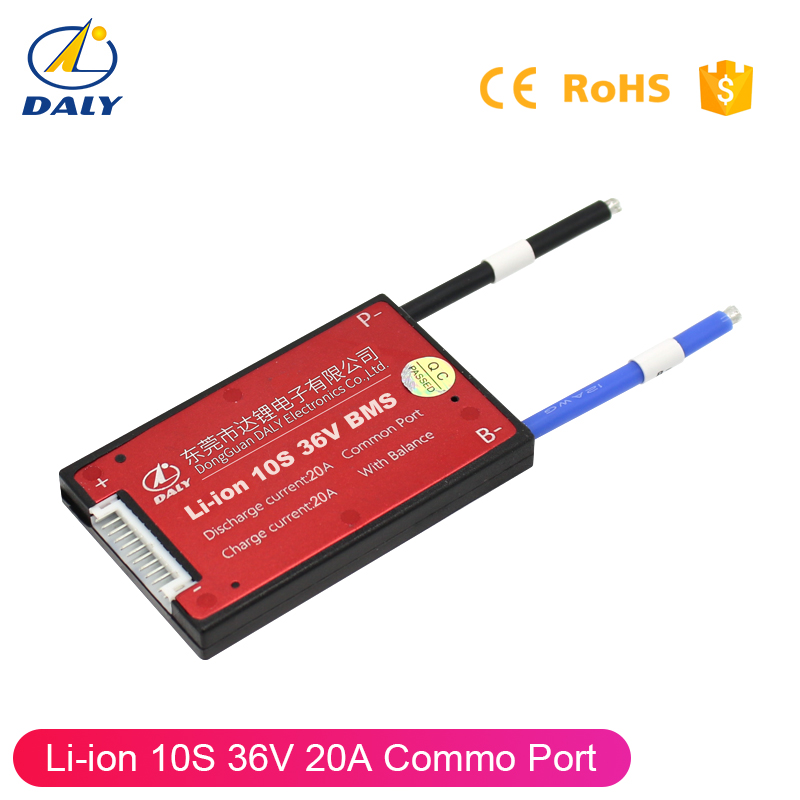 Daly 10 S 20A 36 в PCM/PCB/BMS для 3,7 в литиевая батарея пакет 18650 Lithion LiNCM литий-полимерный скутер