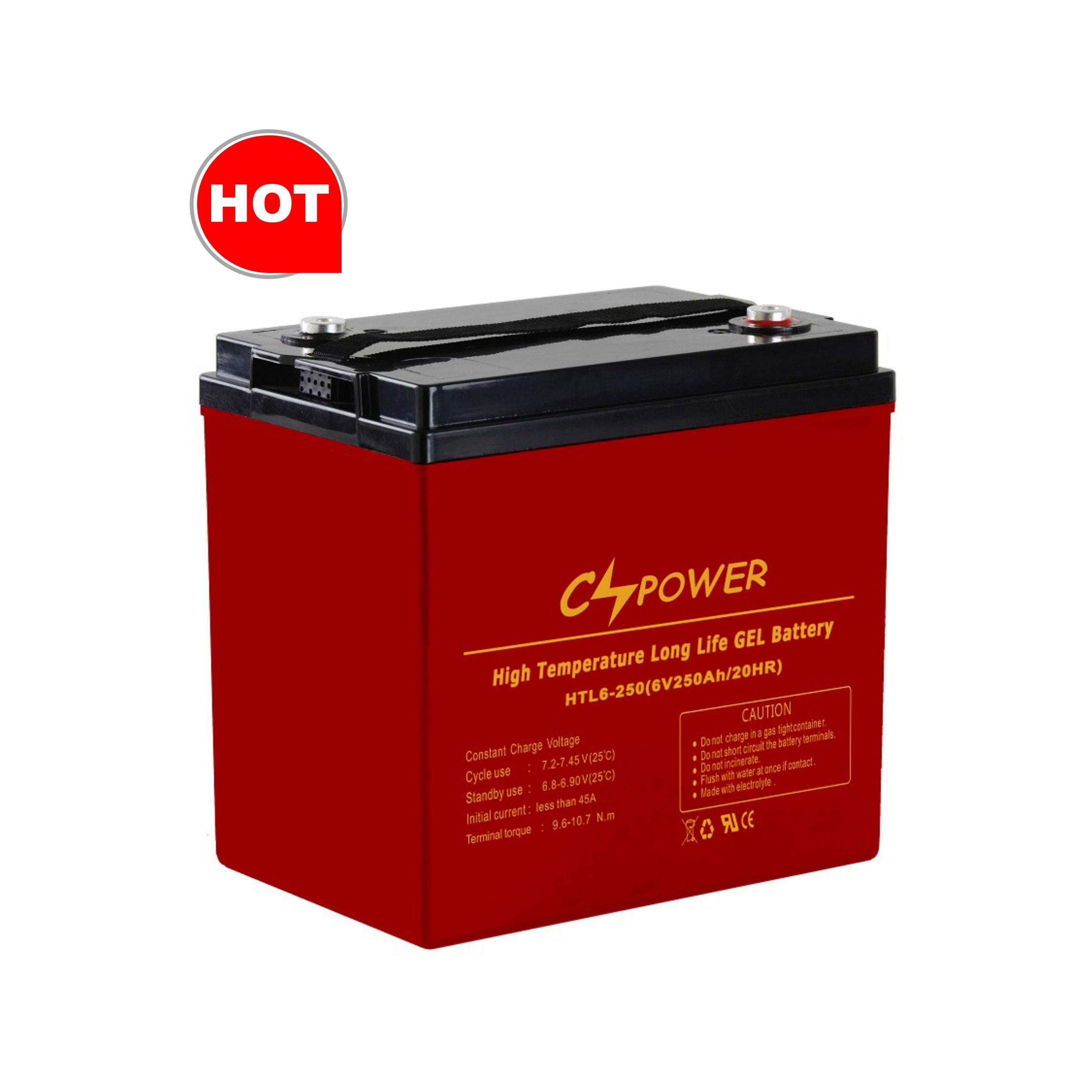 CSP battery China Factory 6V250ah electrical vehicle bateria CSPOWER other battery HTL6-250