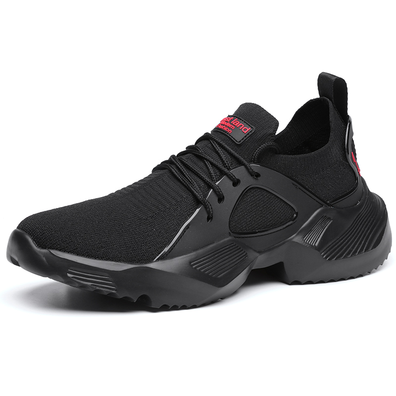 Lightweight Athletic Tennis Running Casual Sport Walking Men Sneakers Knitted Fabric Shoes