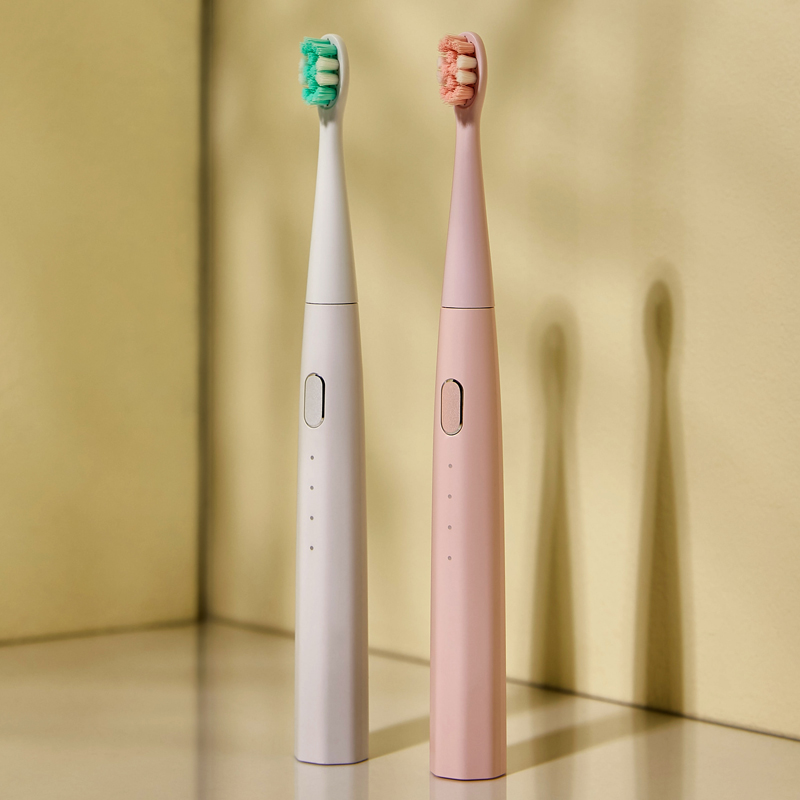 2021 New Design Rechargeable Sonic Electric Toothbrush OEM ODM Travel Slim IPX7 Waterproof Ultrasonic Electronic Toothbrush