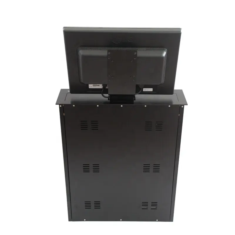 remote control lcd lift mechanism /lcd monitor lift for conference room equipment