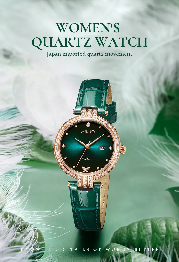 High Quality Fashion Luxury Out Custom Logo Quartz Watch For Women