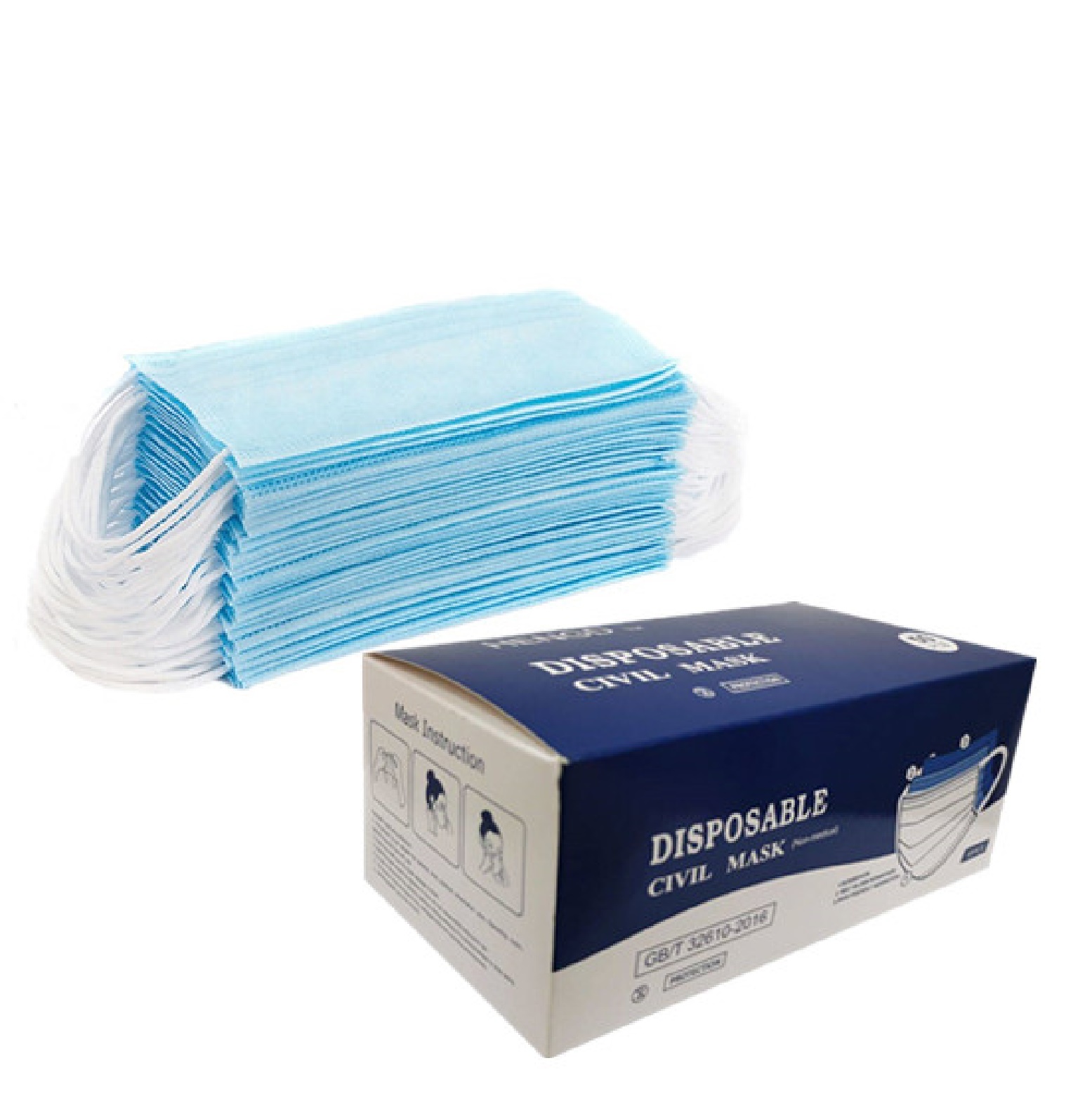 Нетканые одноразовые маски для лица 3ply фабричная поставка защитные перчатки одноразовые 3 слоя нетканые маска для лица