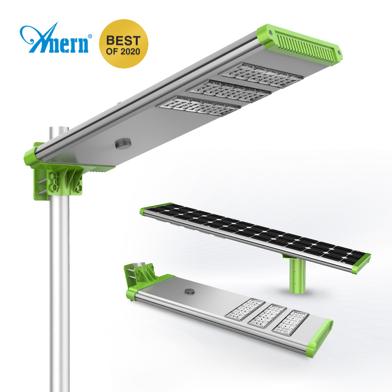 Anern 30w waterproof ip65 solar led street light For Country Road Or Highway