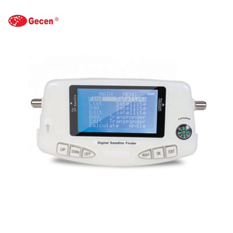 Цифровой спутниковый finder метр DVB-S DVB-S2 Цифровой спутниковый finder метр сигнала Поддержка USALS
