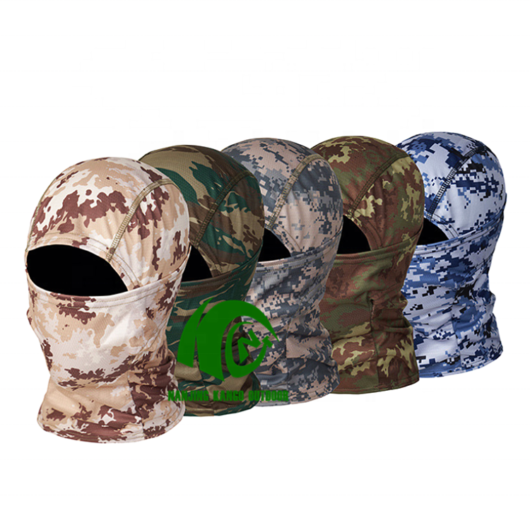 KANGO Factory Supply 2021 Hot Sale multicam camouflage balaclava full face tactical
