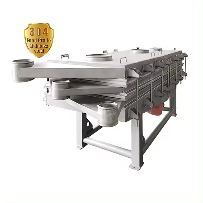 High Quality Earth Linear Vibrating Sieving Machine Top Soil Screener Vibratory Sieve For Garden Agriculture Industry
