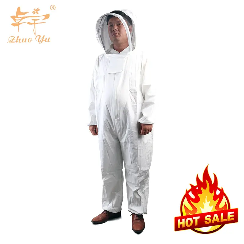 2020 China Supplier Factory Price High Quality Pure Cotton Bee Protective Suit/Beekeeper Clothing