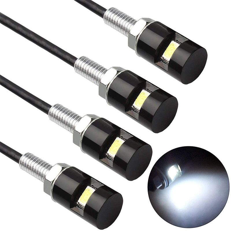 Подсветка для номерного знака мотоцикла 12 В LED 5630 1SMD автомобильный хвостовой передний винтовой болт лампы светильник водонепроницаемый орлиный глаз