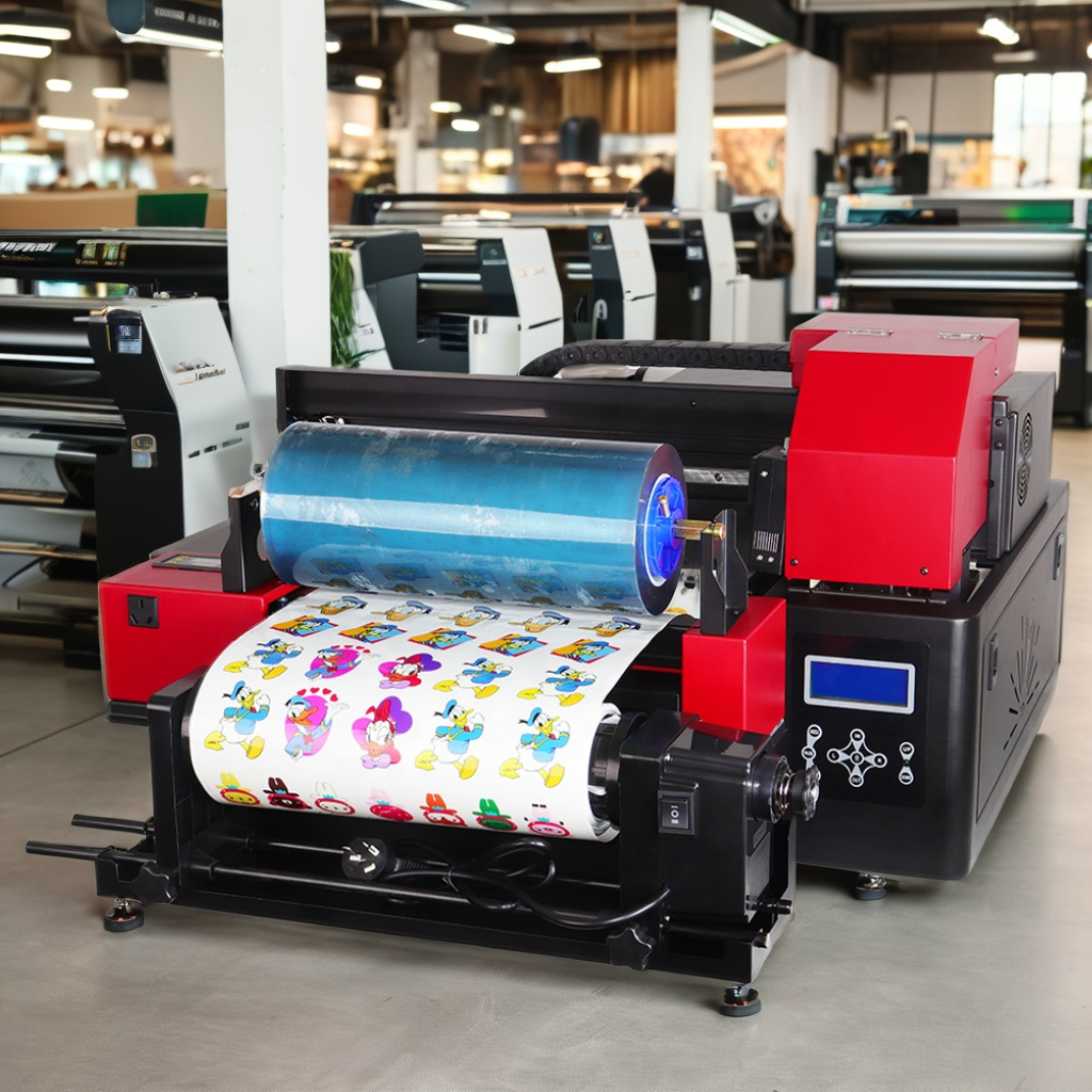New Arrivals Roll To Roll UV DTF Printer For Bottle Cups Pen Wrap Label Printer Sticker Machine