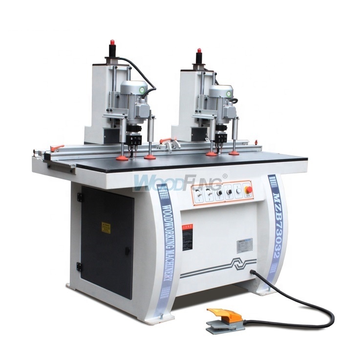 Double Head Wood Drill Machine Boring Drilling Machine Hinge Hole Drilling Machine Woodworking
