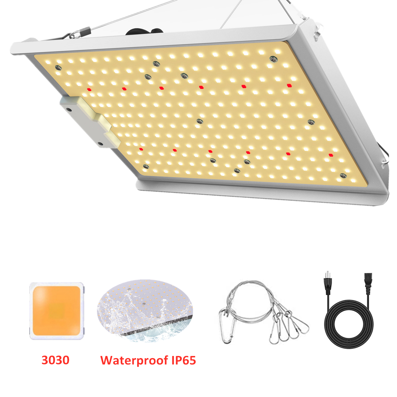 Высокая PPFD 2,3/w выращивания гидропоники растения освещение УФ ИК 100w 3500K 660nm красный Quantum lm301b Full Spectrum Led Grow Lights