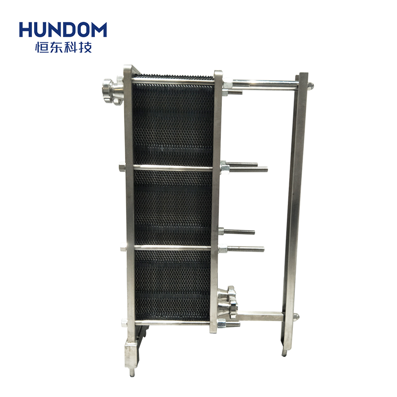 Stainless steel sanitary milk cooler flat plate heat exchanger