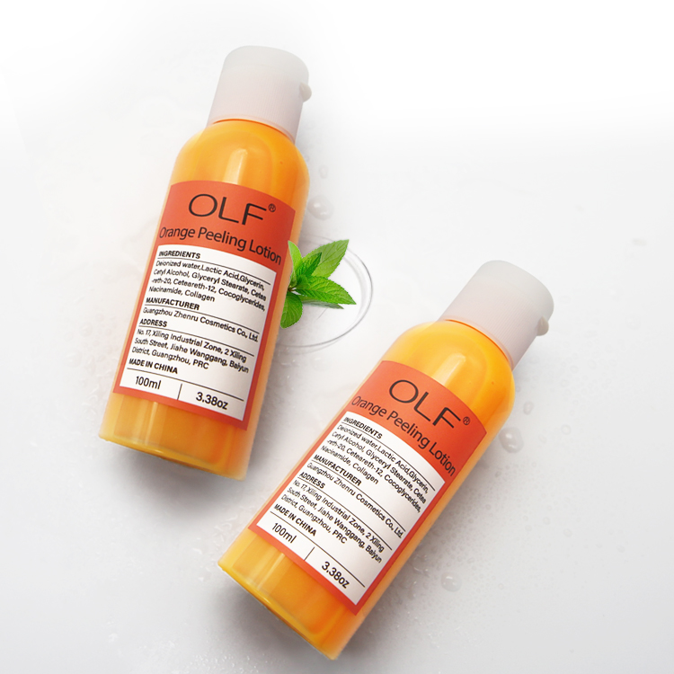 OEM/ODM Private Label Most Effective Skin Care Orange Peeling Lotion