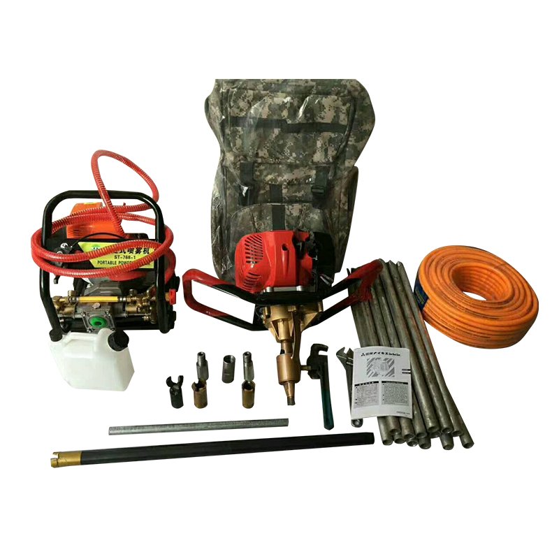 Portable sampling rig drilling 30m core sampling rig single backpack drill machine