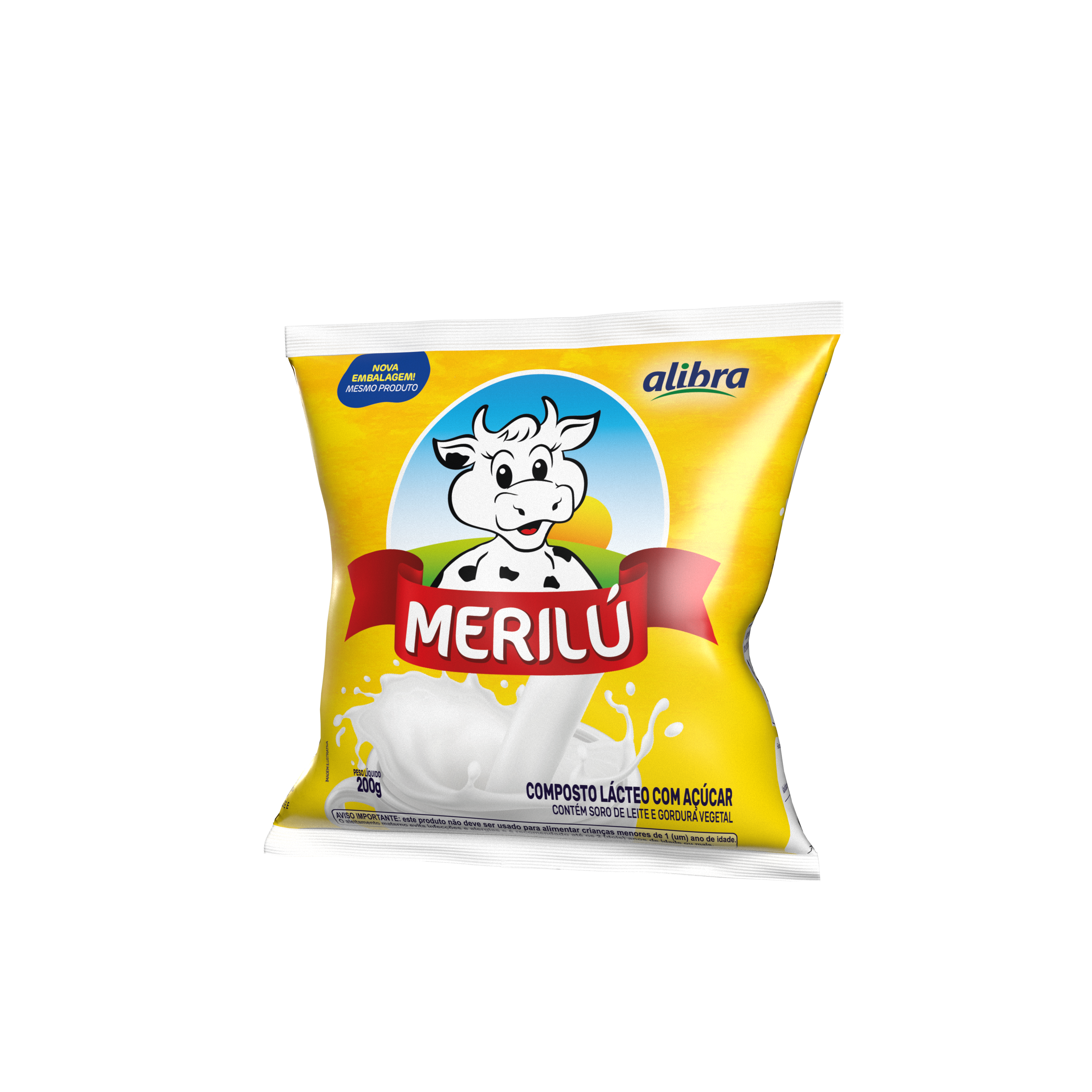 Заменитель молока Merilu с полным содержанием жира 200 г-сушка молочных продуктов и немолочных протеиновых порошков-с сахаром