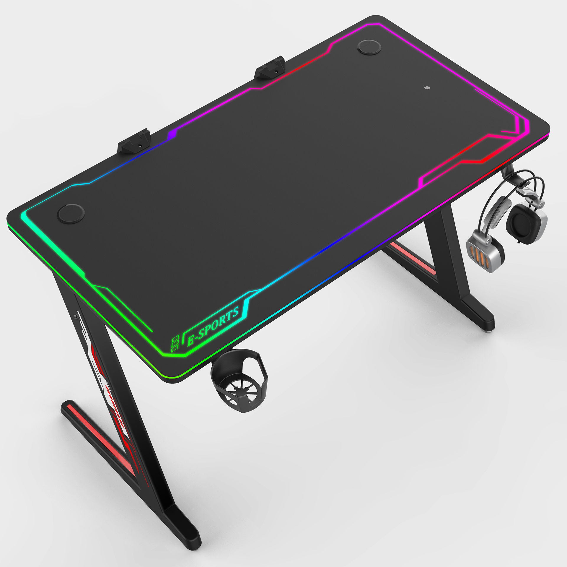 Игровой стол в стиле ПК с сенсорным светом swift RGB, игровой стол для гонок