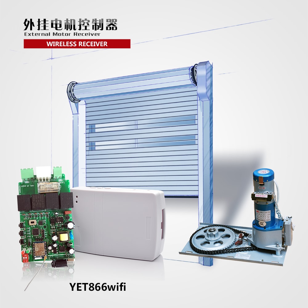 YET866 Rolling Shutter Chain Motor Wireless 433mhz/315mhz Receiver Controller