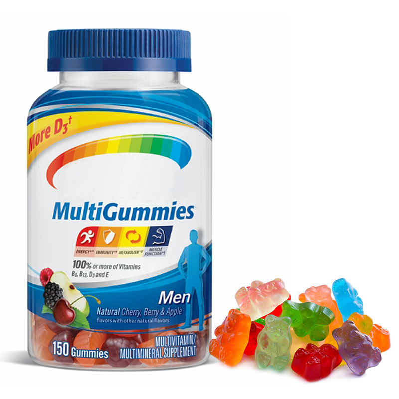 Oem приватный лэйбл на заказ gummy медведя упаковка клейкий витамины