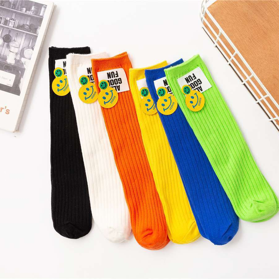 baby Toddler Knee High Skid Cotton Socks 3-12 Years