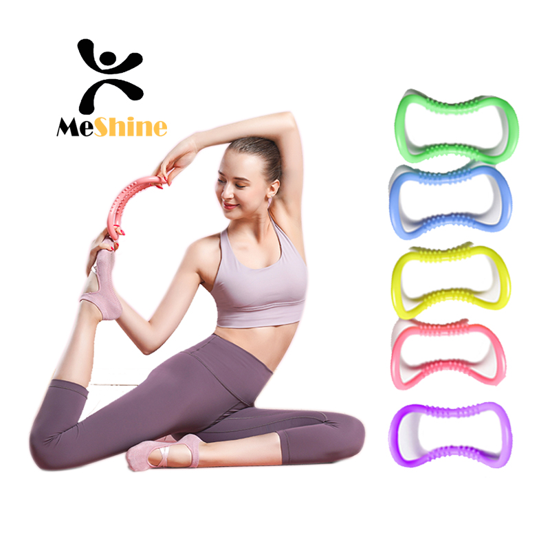Yoga Ring Pilates Training Ring Soft Fitness Circle Ring for Exercise Stretching Home Workouts Gym Training Resistance