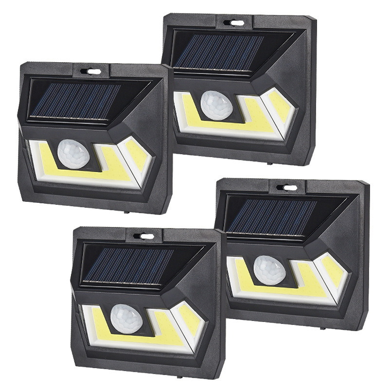 Solar Powered Motion Sensor LED Flood Security Light with Lights solar Lights Outdoor with Remote Control