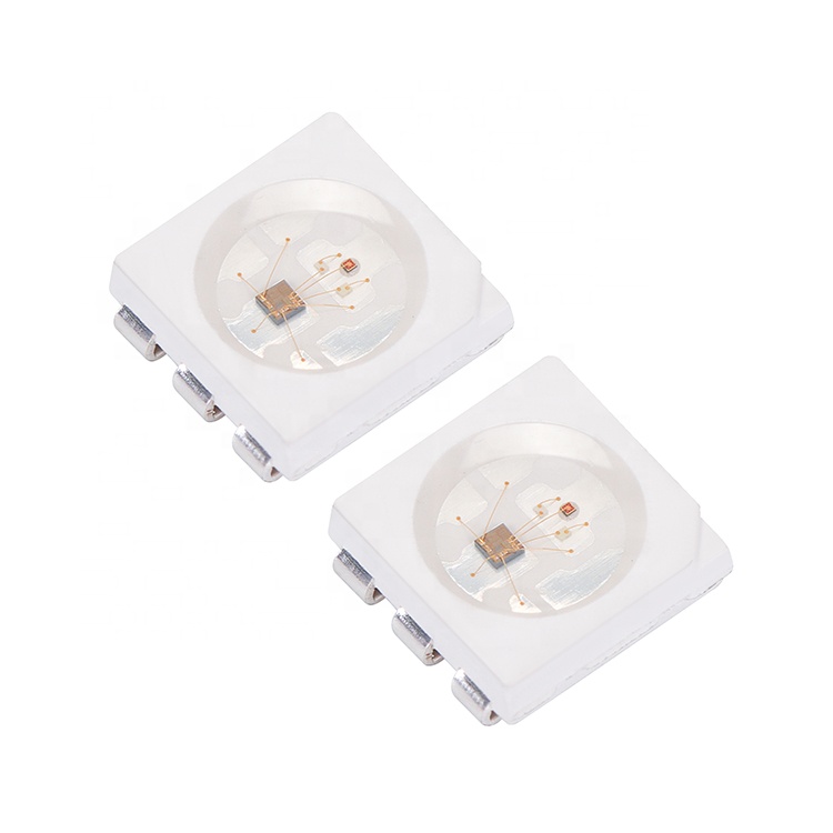 Оптовая и розничная продажа WS2812 светодиодный чип 5050 RGB + WS2811 IC встроенный PLCC6