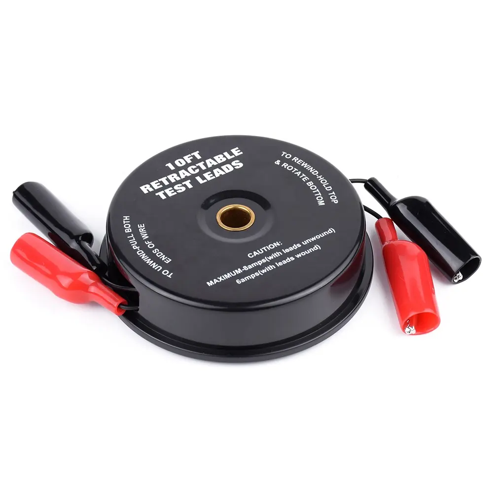 2x10FT automotive Magnetic Retractable Test Leads, Leads for Car Circuit Testing