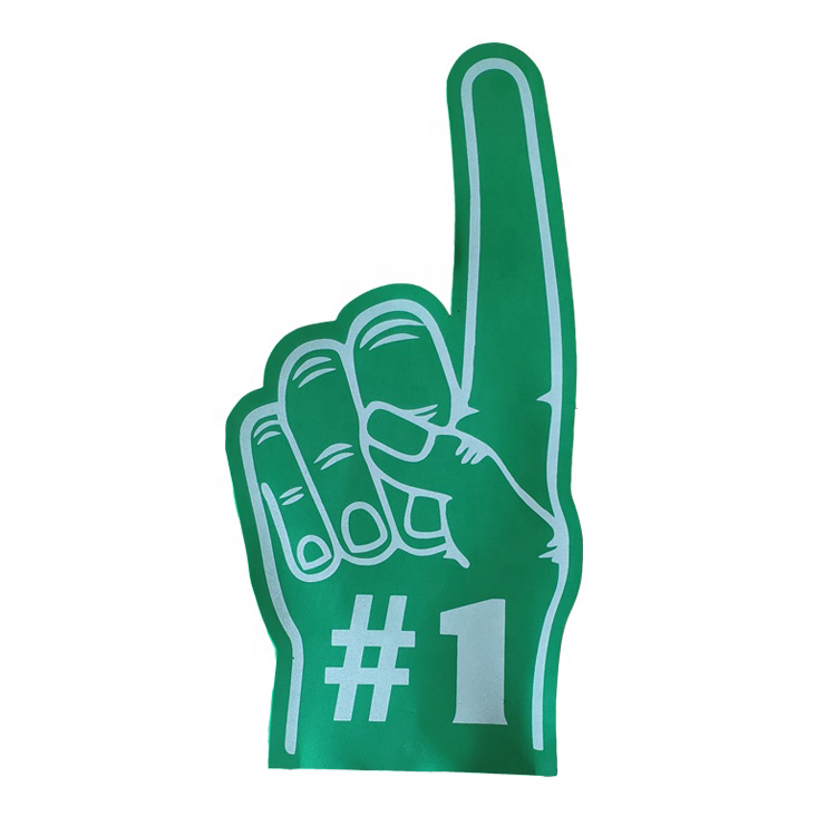 Hot Sale Customized Design Promotion EVA Foam Cheering Hands Sports Foam Fingers For Event