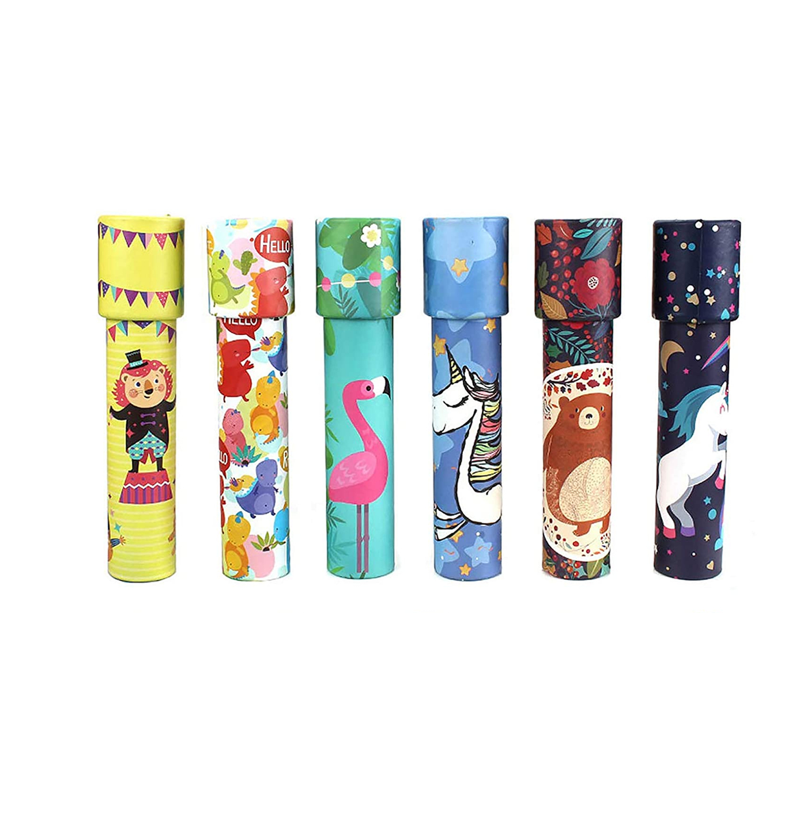 2021 Wholesale Colorful Wooden Kaleidoscope Childhood Kaleidoscope Toy For Kids